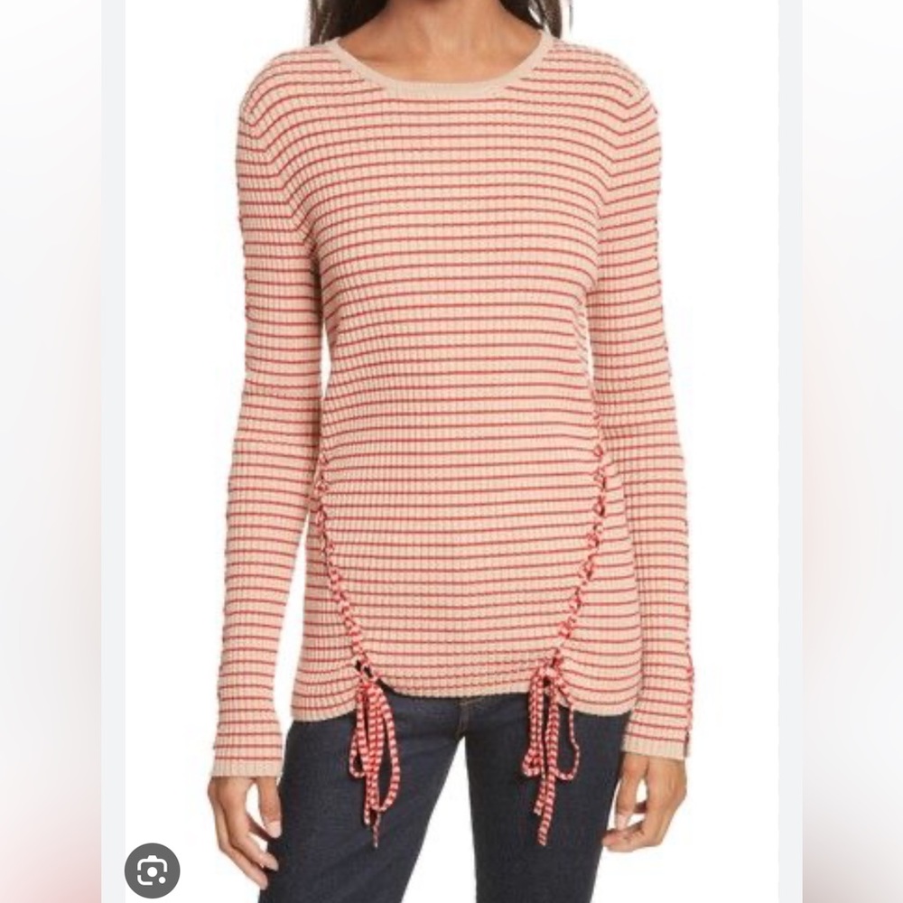Tabula Rasa Palos sweater Red/ Camel NEW! SZM